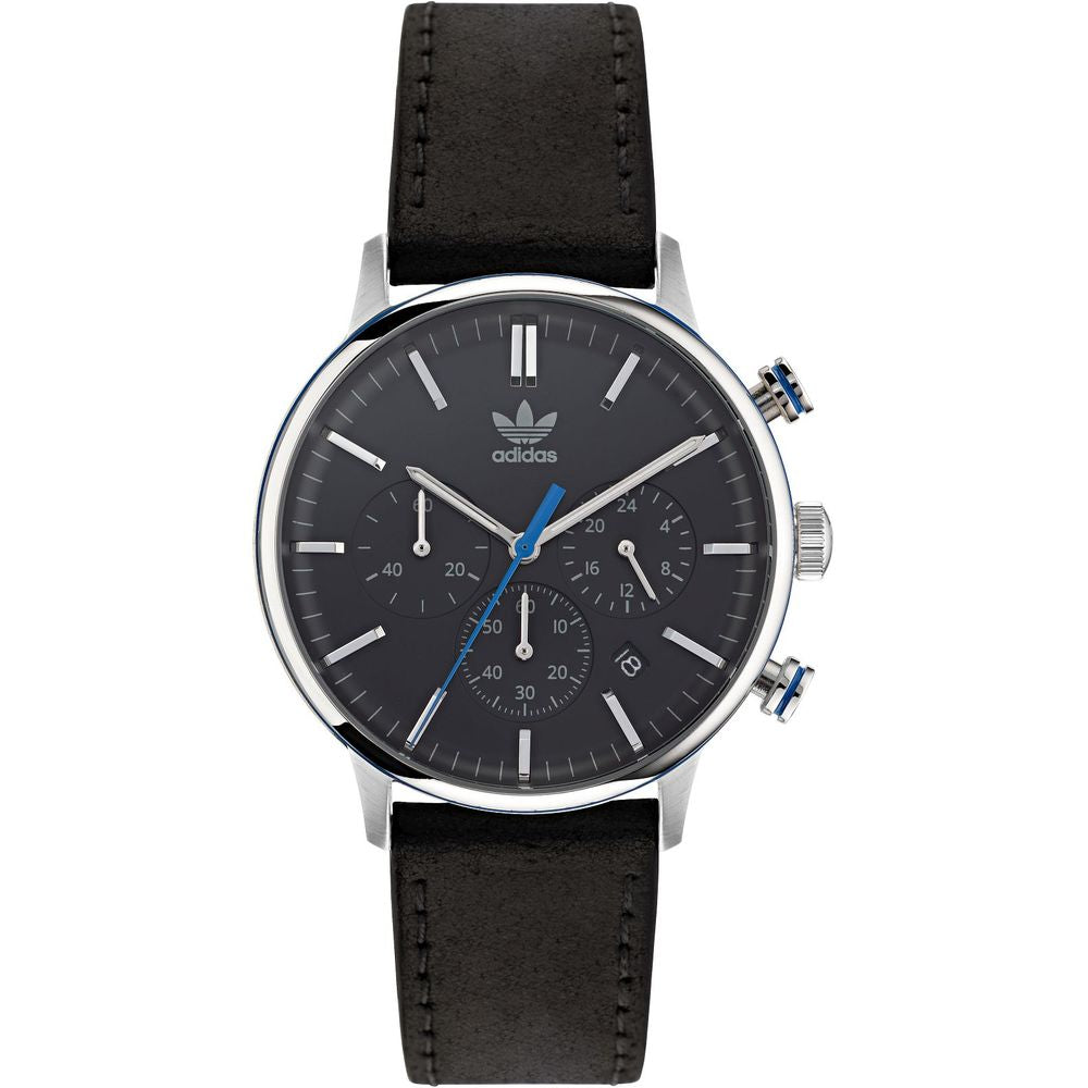 Adidas Black Leather Watch ADAOSY22013AC