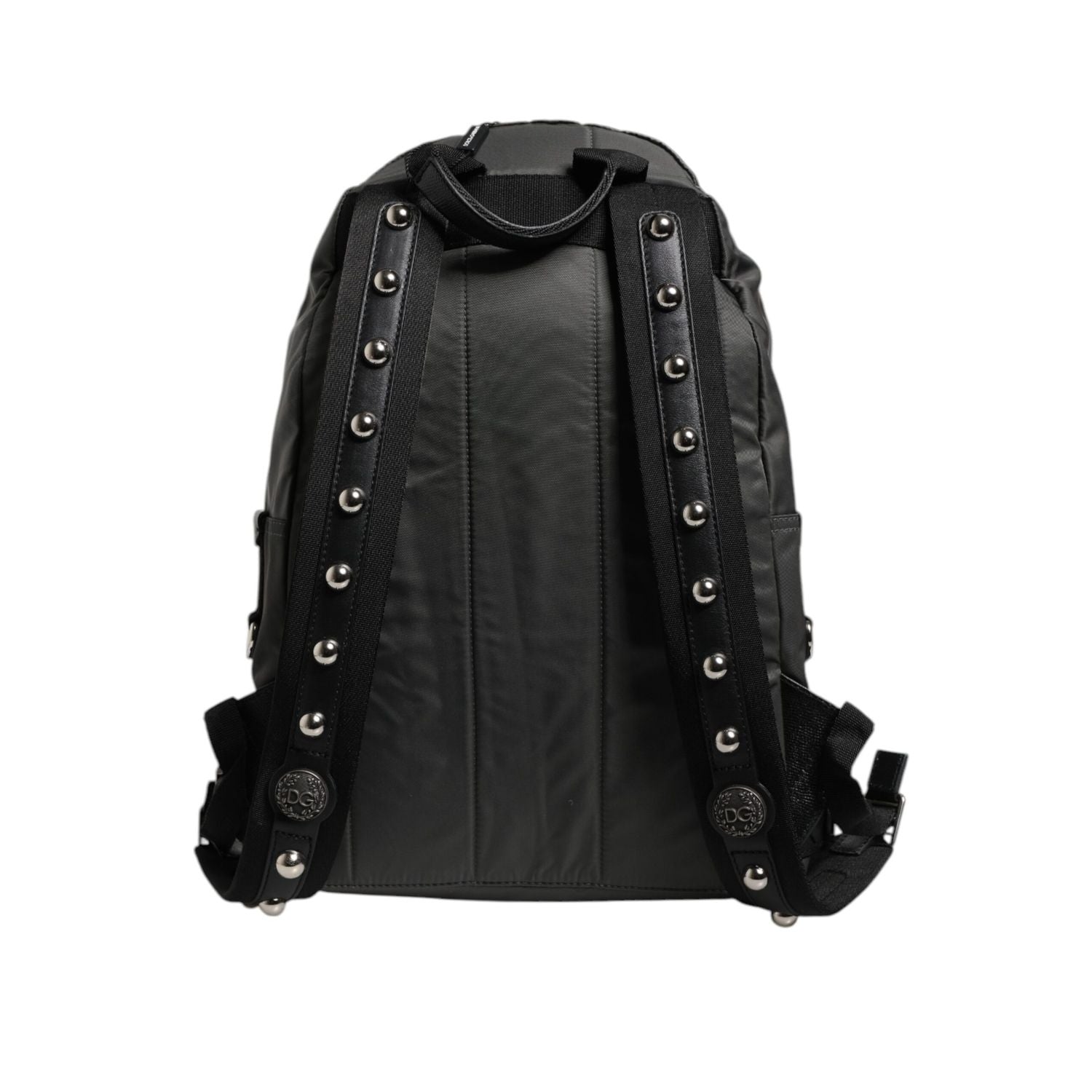 Dolce & Gabbana Gray Nylon Prince Forever School Travel Backpack Bag