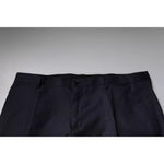 Dolce & Gabbana Dark Blue Tapered Formal Dress Pants