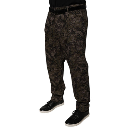 Dolce & Gabbana Multicolor Camouflage Men Dress Pants
