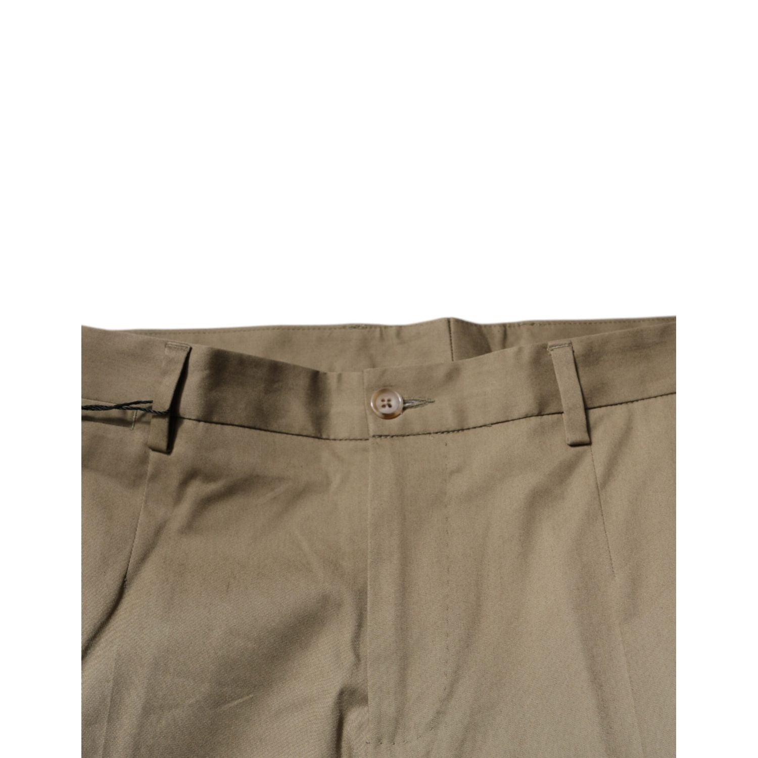 Dolce & Gabbana Brown Logo Men Casual Tapered Pants