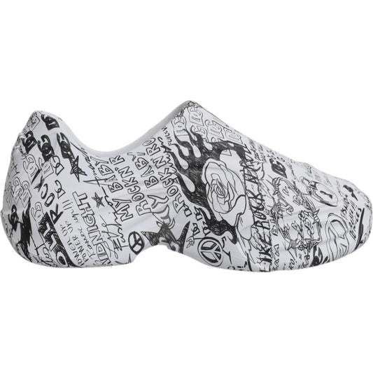 Dolce & Gabbana White Black Graffiti Daymaster Sneakers Shoes MV6792-39