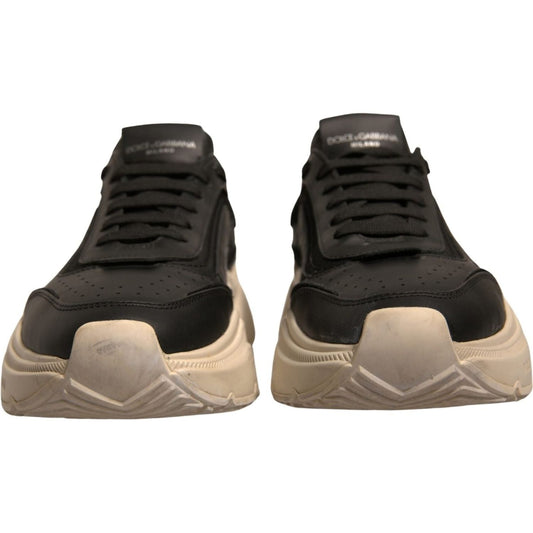 Dolce & Gabbana Black White Daymaster Low Top Sneakers Shoes MV6954-43