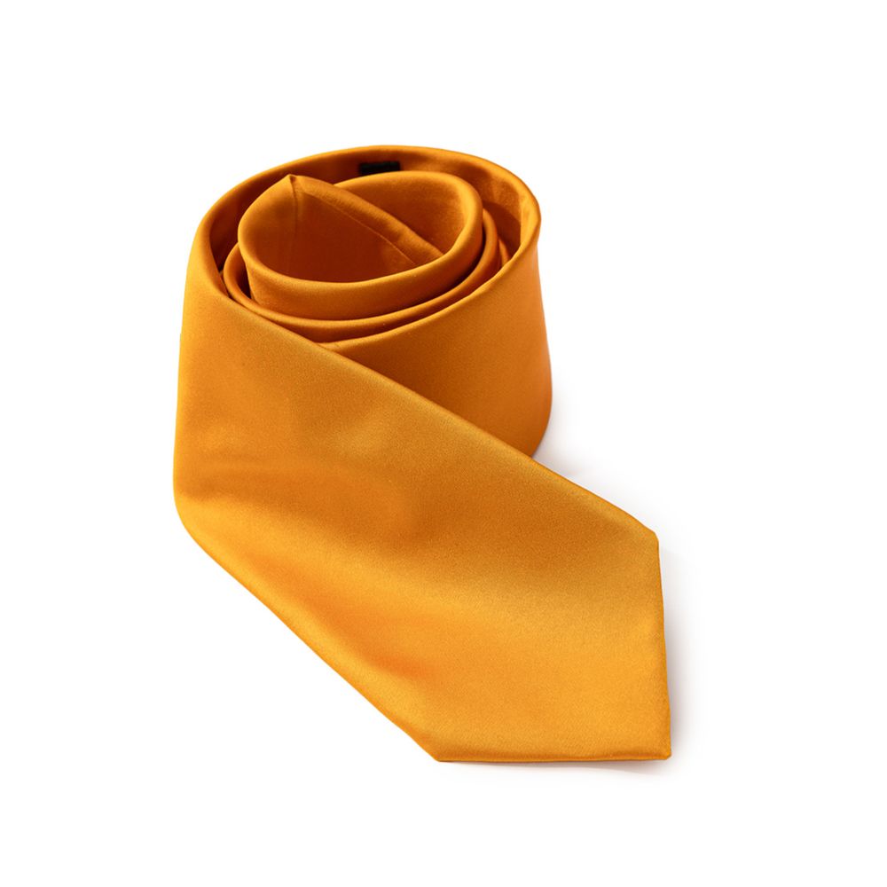 Dolce & Gabbana Orange Silk Ty
