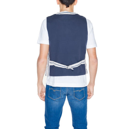 Gianni Lupo Beige Cotton Waistcoat