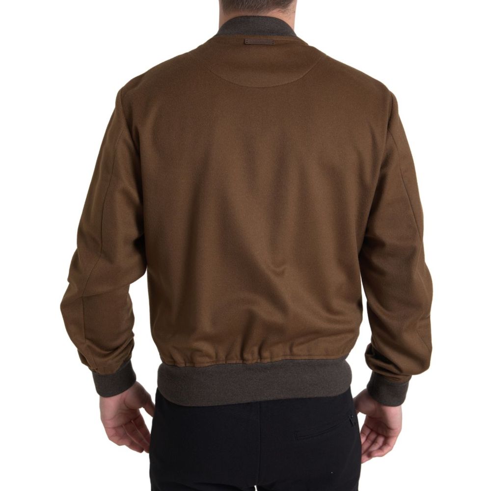 Dolce & Gabbana Brown Cashmere Jackets & Coat