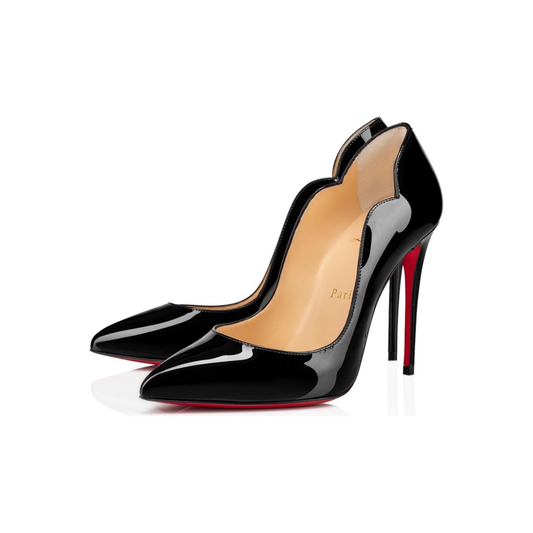 Christian Louboutin Black Patent Leather Hot Chick Pumps 100 CL1190911BK01