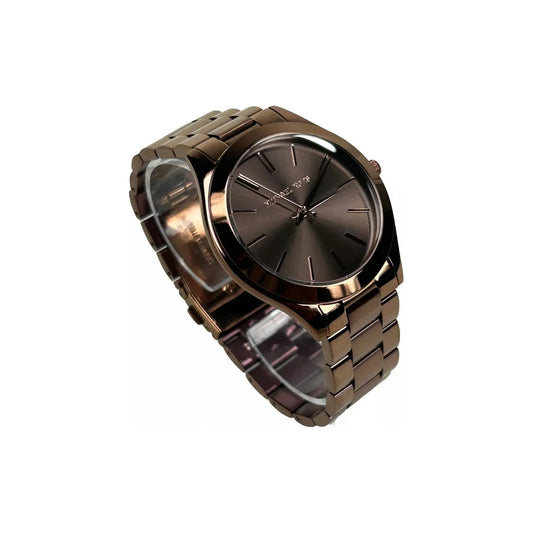 Michael Kors Slim Runway Brown Stainless Steel Watch MK3418 MK3418