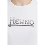 Herno White Cotton Women T-Shirt