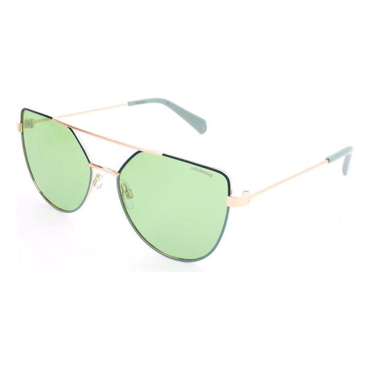 Polaroid Gold Metal Sunglasses