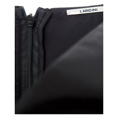 Lardini Elegant Black Polyester Dress