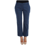 Dolce & Gabbana Polka Dotted Stretch Capri Jeans