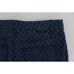 Dolce & Gabbana Polka Dotted Stretch Capri Jeans