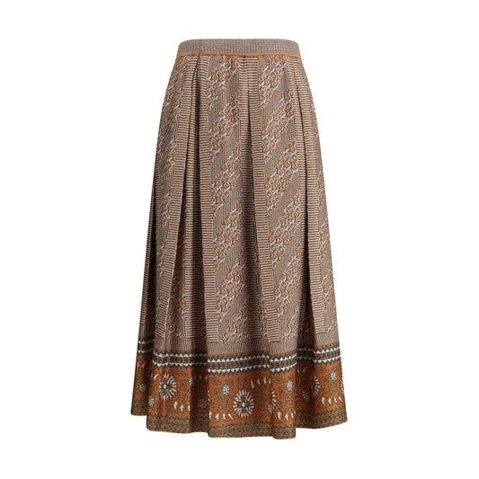 Valentino Knit lurex midi Skirt VA-6B0KG05C99E9QE-S