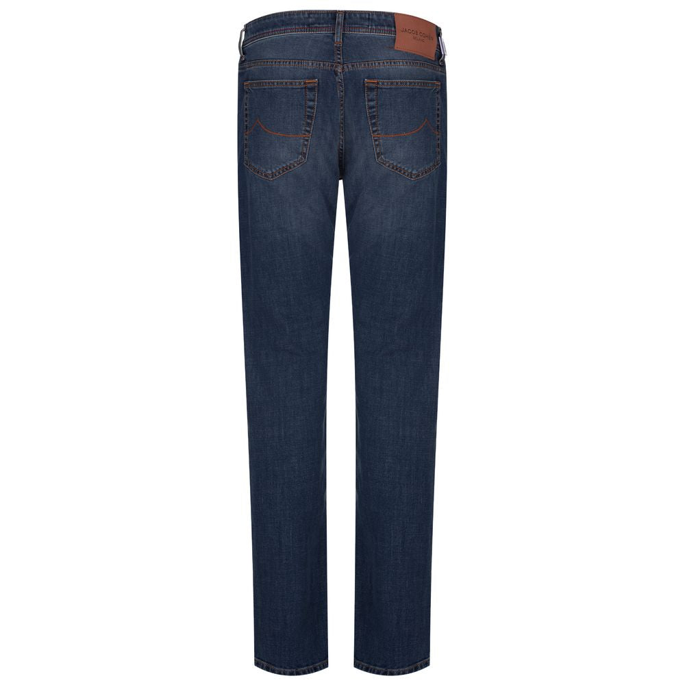 Jacob Cohen Blue Cotton Jeans Denim