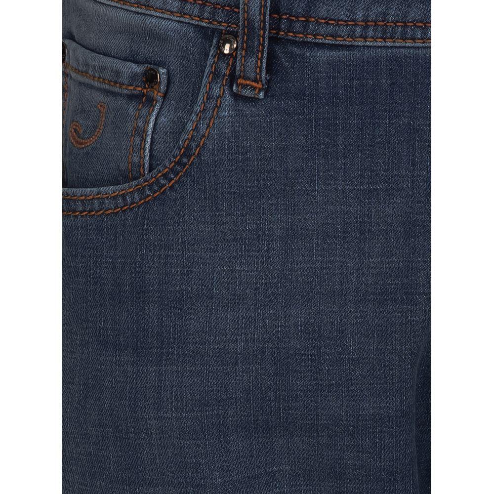 Jacob Cohen Blue Cotton Jeans Denim