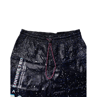 Dolce & Gabbana Dark Blue DG Game Print Cotton Jogger Pants