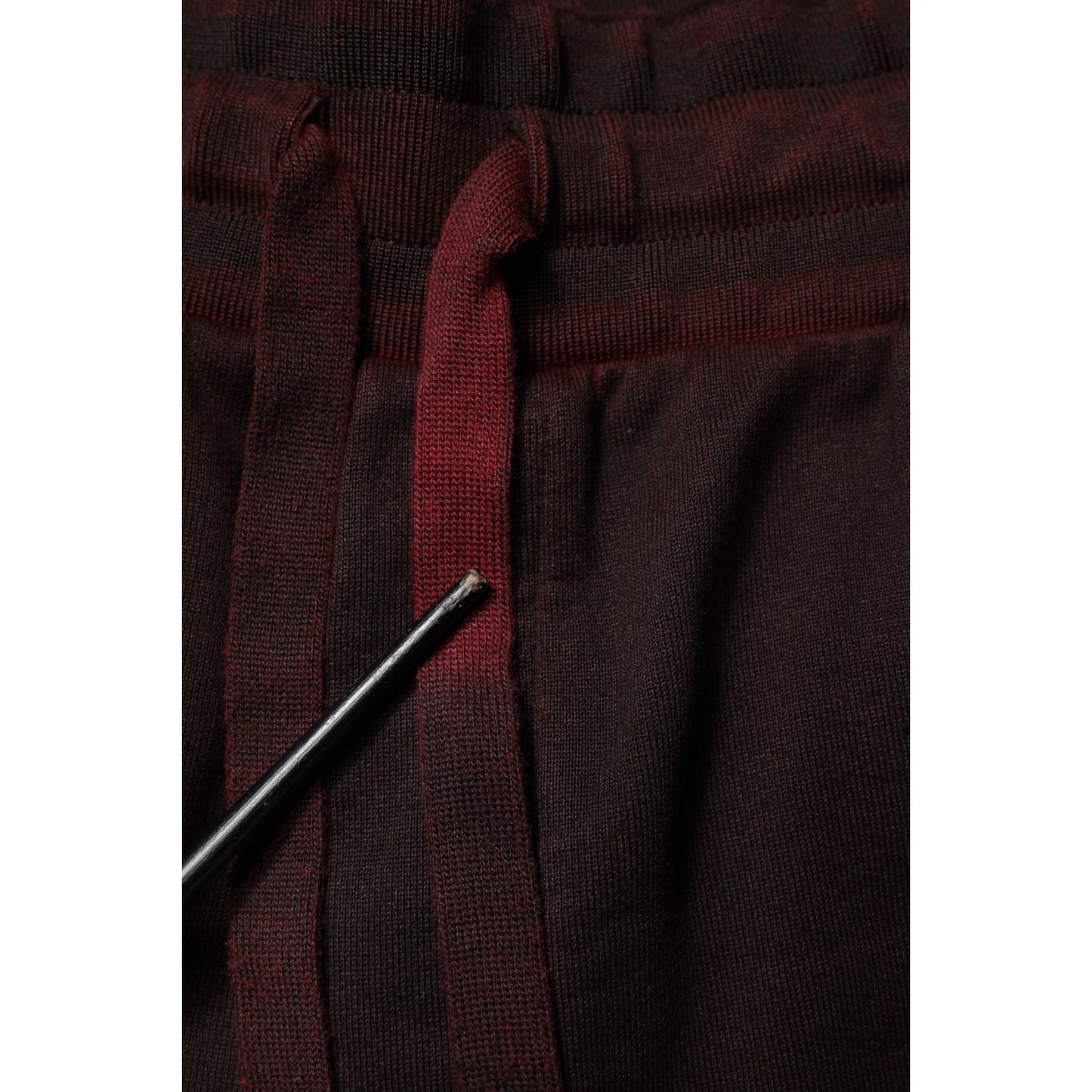 Dolce & Gabbana Bordeaux Cotton Bermuda Sweatshorts Shorts