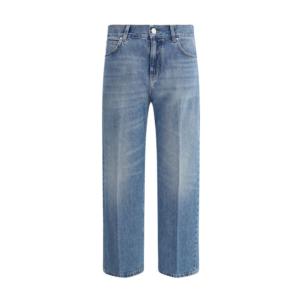 PINKO Blue Cotton Jeans Denim