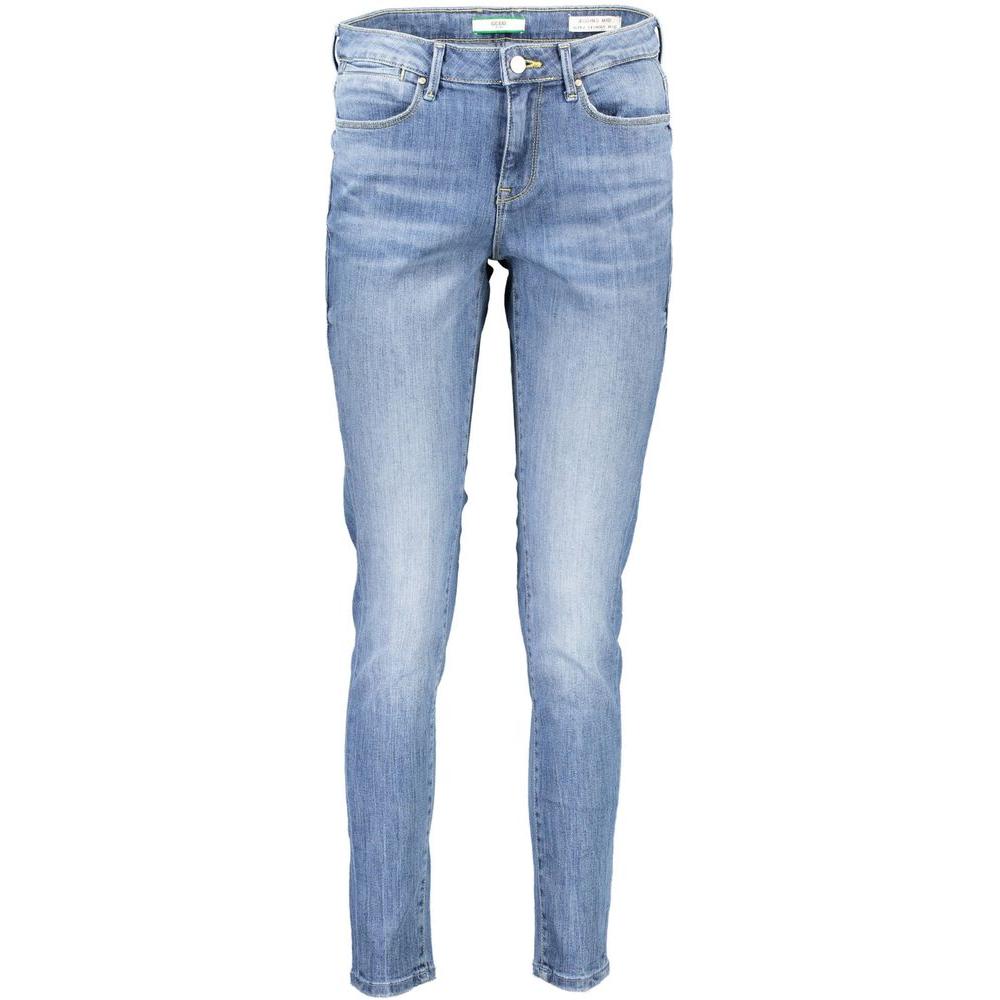 Guess Jeans Light Blue Cotton Women Jeans