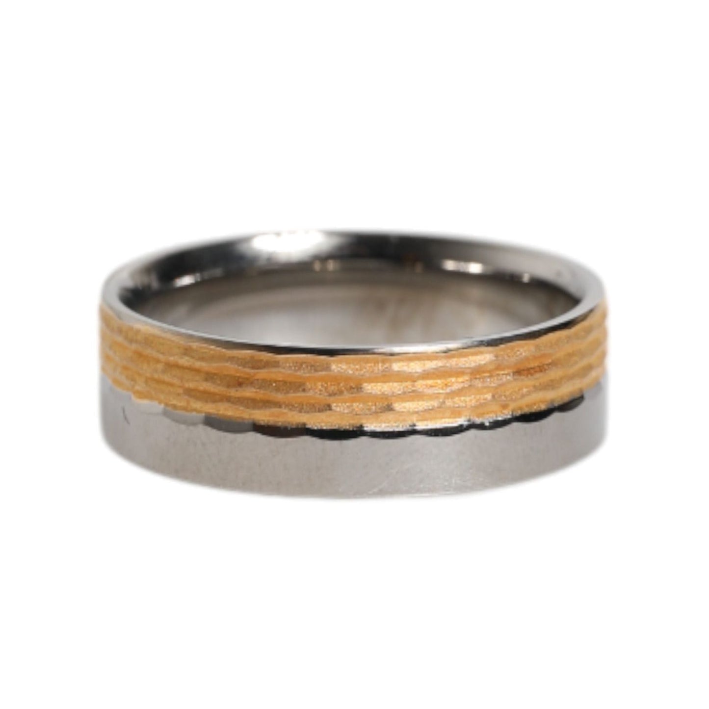 Dolce & Gabbana Gold Silver Tone Real Brass DG Logo Ring