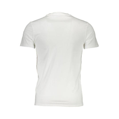 Guess Jeans White Cotton Men T-Shirt