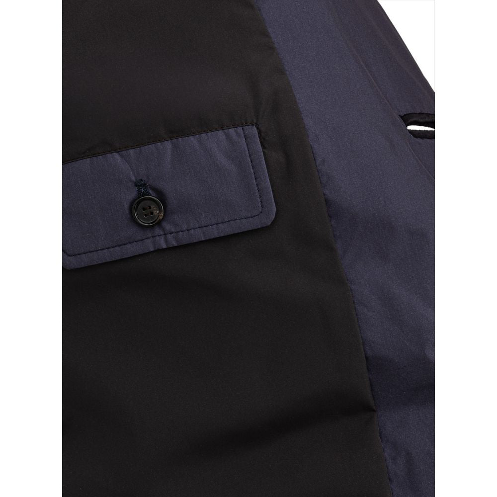 Dolce & Gabbana Blue Polyester Coat