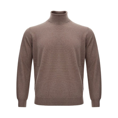 KANGRA Brown Wool Turtleneck