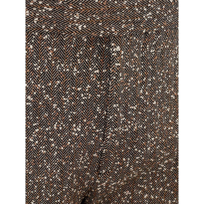 Bottega Veneta Multicolor Viscose Casual Pants