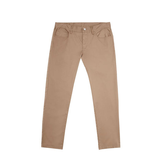 Armani Exchange Brown Cotton Pant AR-1276664-W32