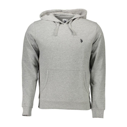U.S. POLO ASSN. Gray Cotton Men Sweatshirt