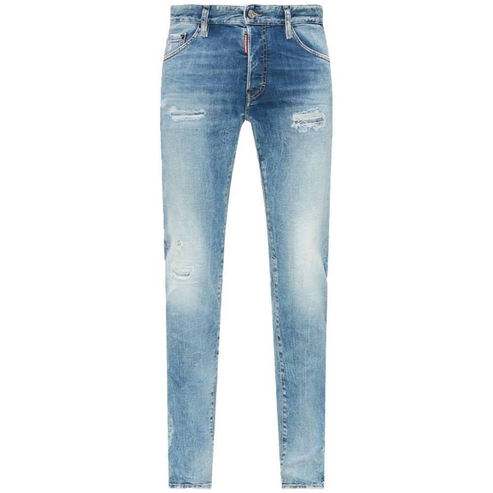 Dsquared² Blue Cotton Jeans Denim