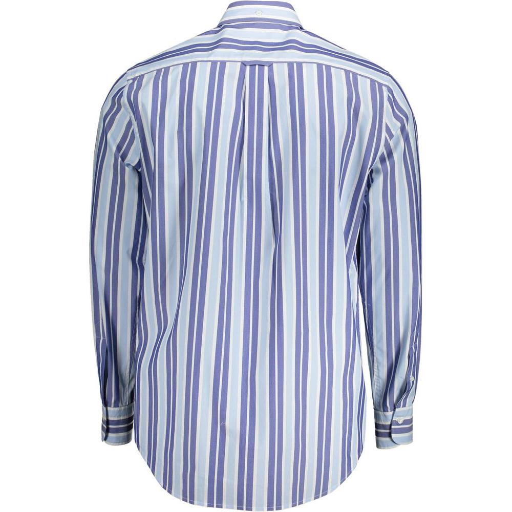 Gant Light Blue Cotton Men Shirt