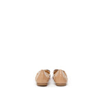 Christian Louboutin Beige Patent Leather Ballet Flat