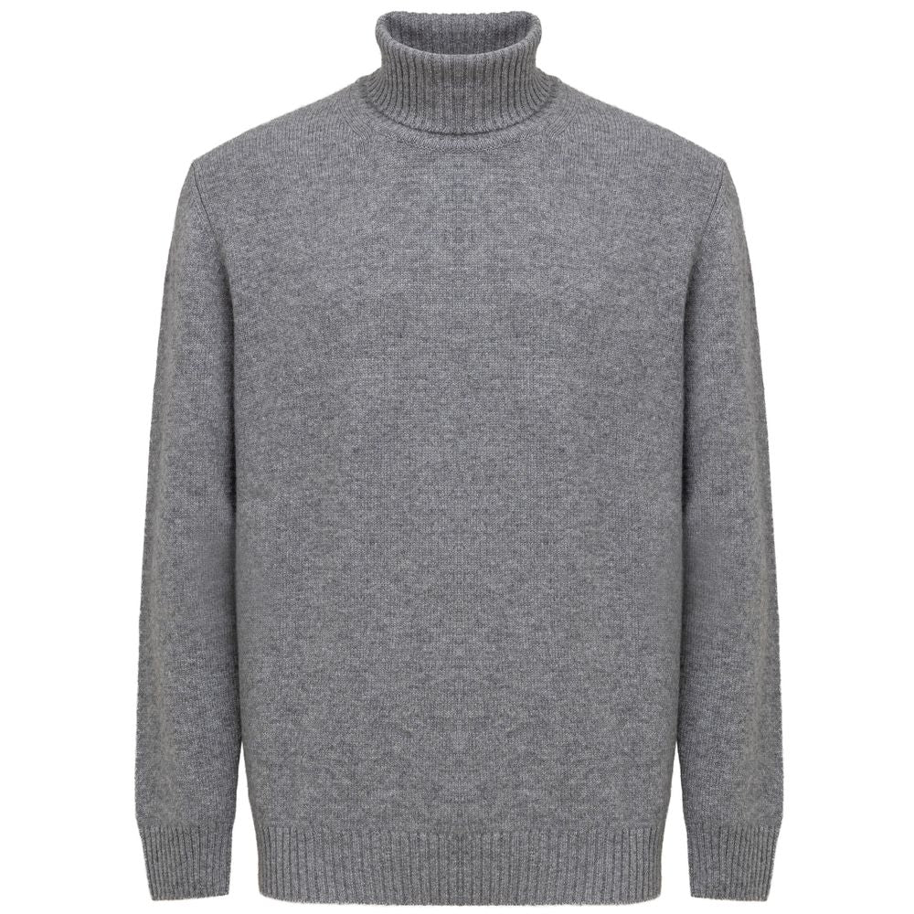 Cruciani Gray Cashmere Turtleneck