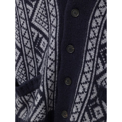 Cruciani Bicolor Cashmere Cardigan