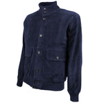 Emilio Romanelli Blue Calfskin Jacket