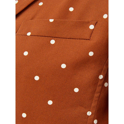 Lardini Brown Cotton Trench Coat Lardini