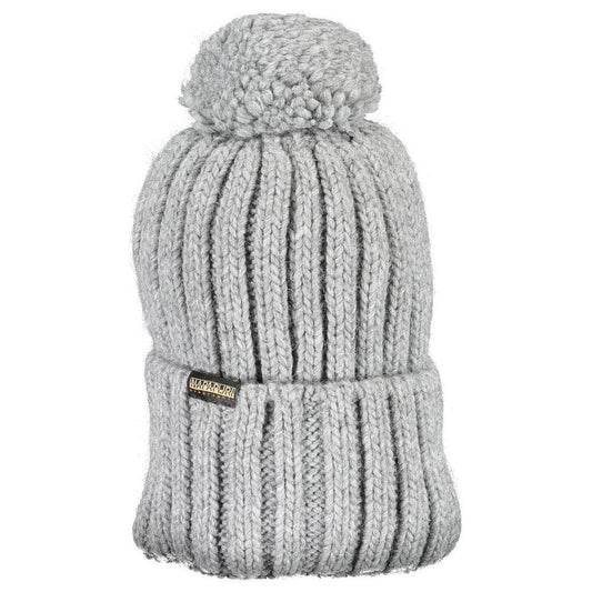 Napapijri Gray Acrylic Men Hat NA-15226