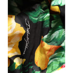 Dolce & Gabbana Multicolor Floral Print Whole Head Wrap Hat