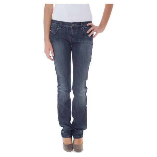 Phard Blue Cotton Jeans & Pant