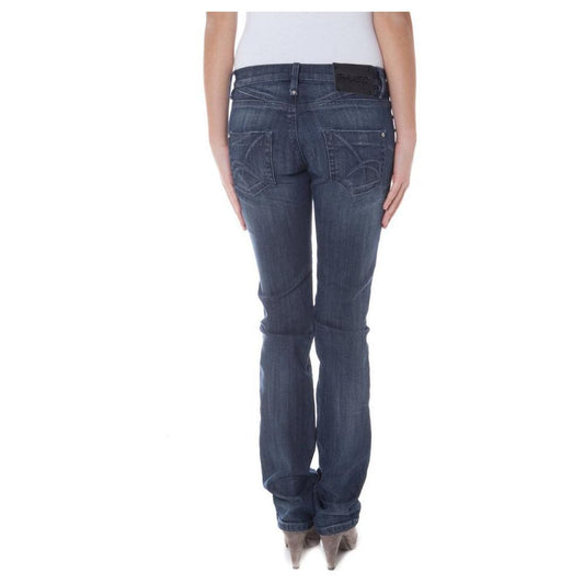 Phard Blue Cotton Jeans & Pant