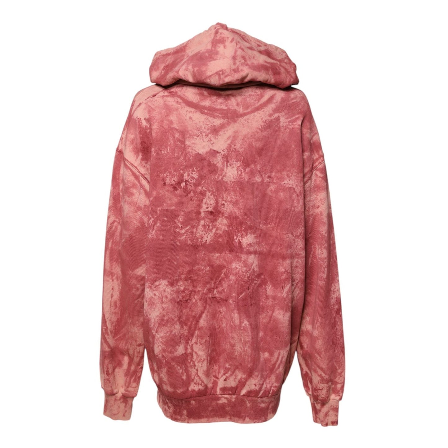 Dolce & Gabbana Pink Wash DG MILANO Hooded Pullover Sweater