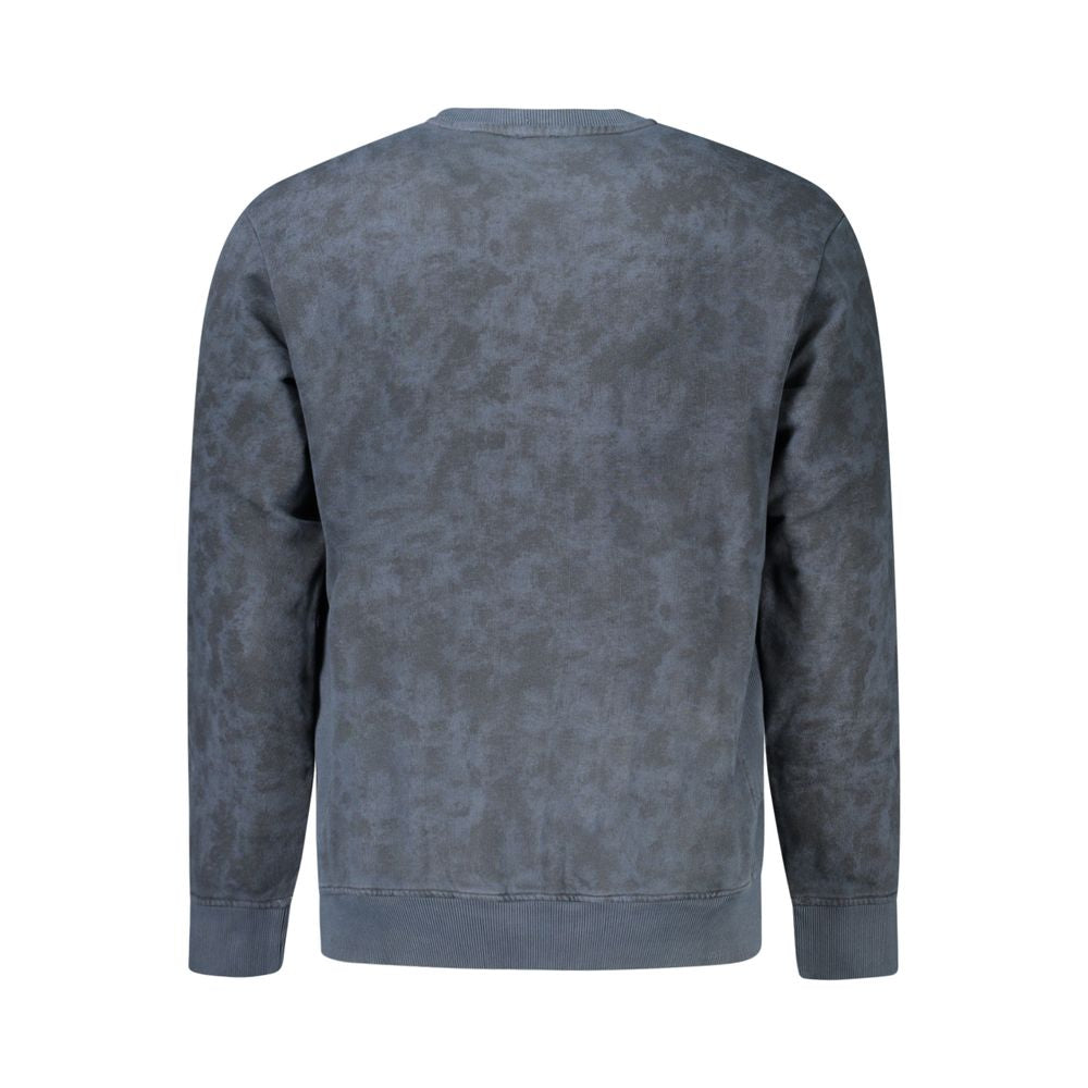 Hugo Boss Blue Cotton Sweatshirt