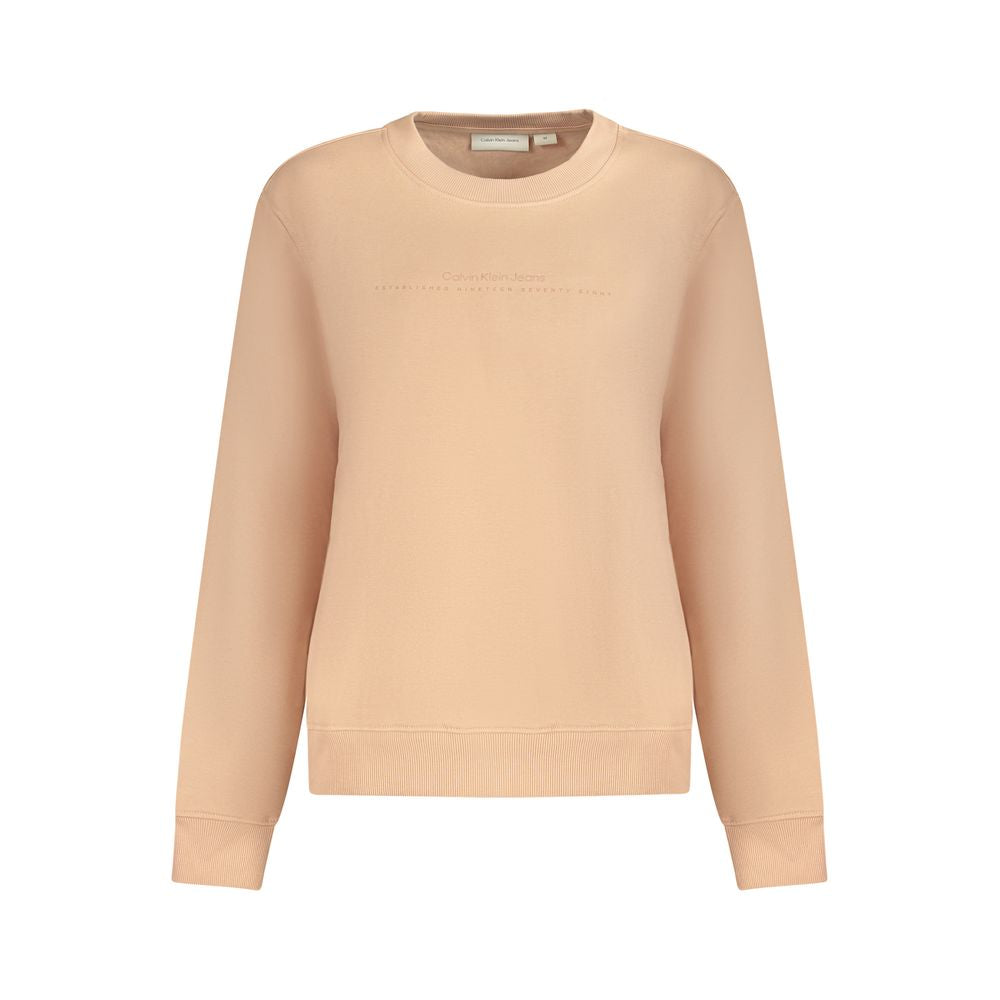 Calvin Klein Pink Cotton Women Sweater CA-33783-XS