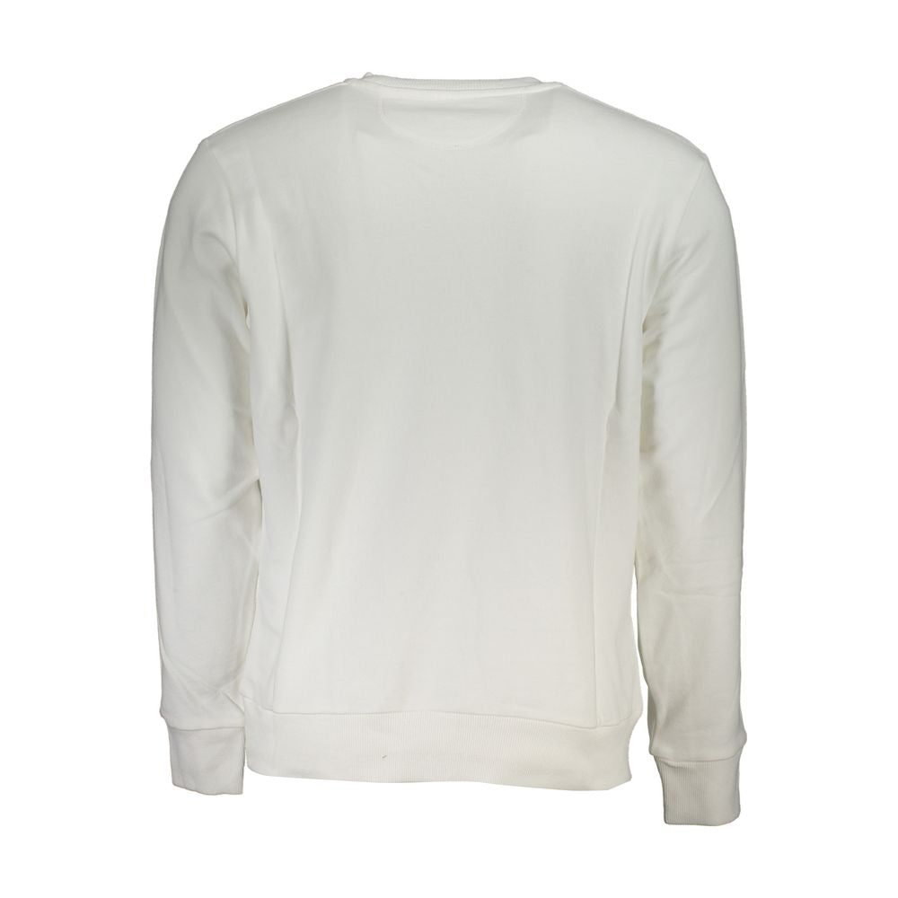 La Martina White Cotton Men Sweater