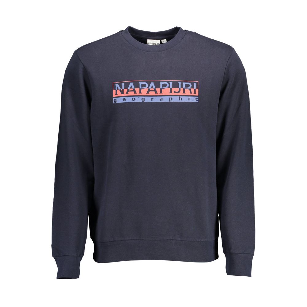 Napapijri Blue Cotton Sweatshirt