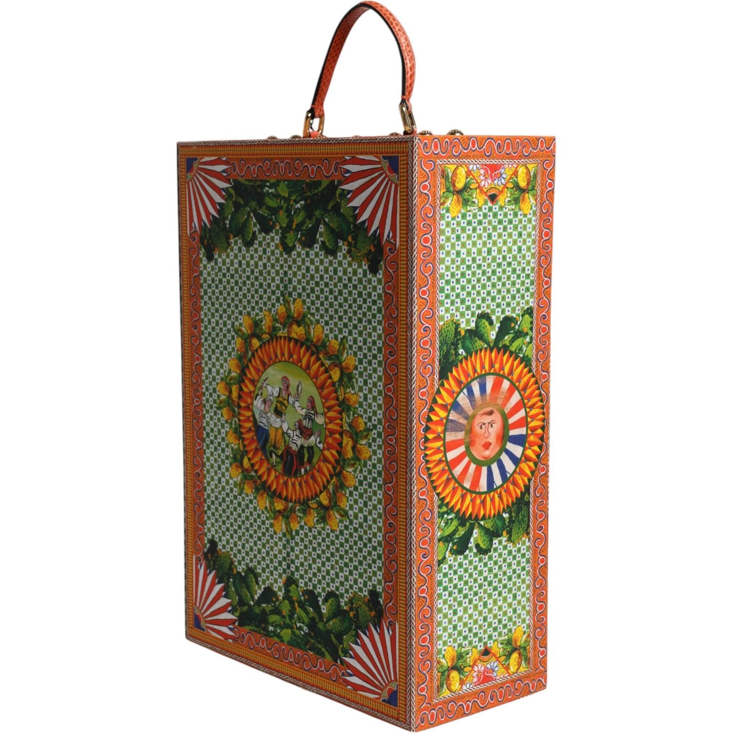 Dolce & Gabbana Black Dress Ceramic Porcelain Fashion Leather Sicily Dolls