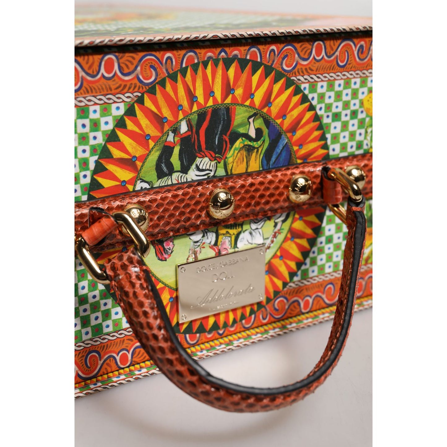 Dolce & Gabbana Black Dress Ceramic Porcelain Fashion Leather Sicily Dolls