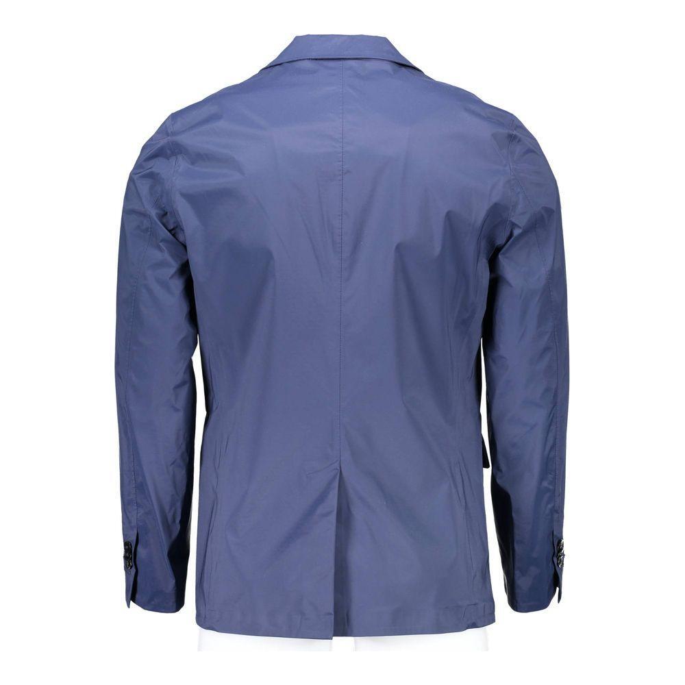Gant Blue Nylon Jackets & Coat